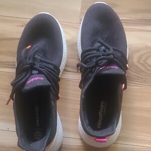 Adidas Women's Black and White Sneakers